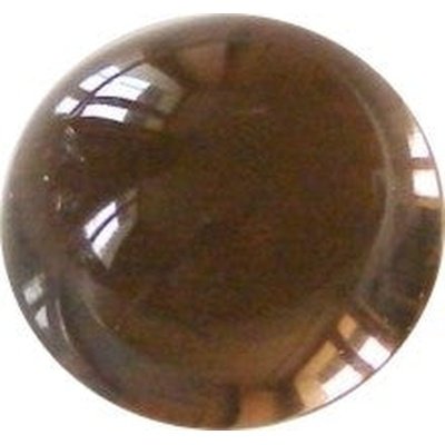 Quartz fumé taille ronde cabochon 13 mm 10 carats